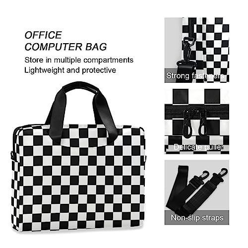Waving Checkered Flag Car Racing Laptop Case | Waterproof Laptop Briefcase Laptop Bag for Women & Men - color: Color 10
