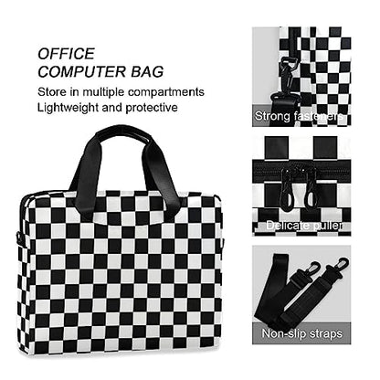Waving Checkered Flag Car Racing Laptop Case | Waterproof Laptop Briefcase Laptop Bag for Women & Men - color: Color 10