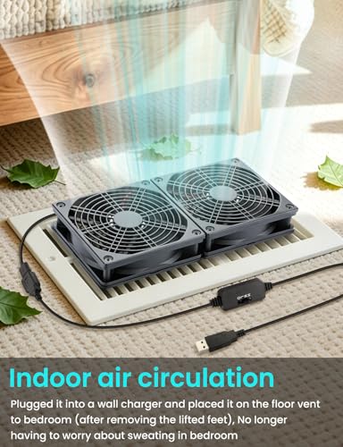 Wathai 240mm Router Cooling Fan for Computer Cooler Small Box 5V USB | USB Powered Multi Speed Electronics Cooling Pad, Modem Receiver TV Box Amplifier Receiver Stand, Small Computer Fans - style: 240mm USB fan