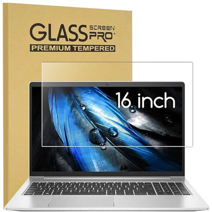 KEANBOLL HP Laptop 16-Inch Tempered Glass Screen Protector Compatible with HP OmniBook 3 16丨OmniBook 5 16/OmniBook 7 16/OMEN 16/Envy 16/Spectre 16/ZBook 16 & EliteBook 16 (G11/G10/G9) Series 16" - color: Tempered Glass