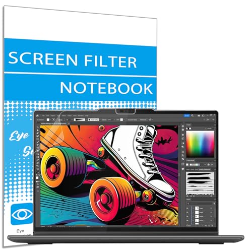 i-Tensodo 2 Pack 14 Inch Anti Glare Screen Protector for 2023-2024 Lenovo Yoga 7 14 2 in 1 / Yoga 7i 14 2 in 1 Touch Screen Laptop, Glare Filter UV Blocker Shield Cover Eye Protection Film