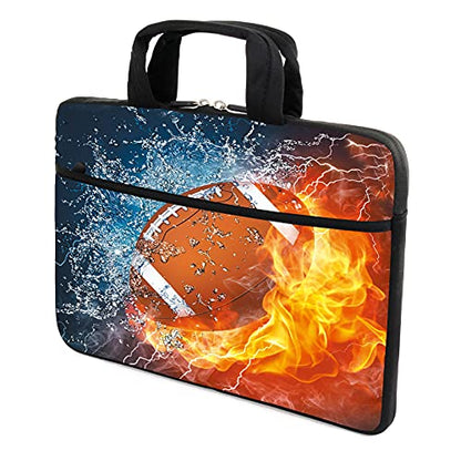 AMARY 11"/12"/13.3 inches Laptop sleeve Chromebook Case Ultrabook Case Notebook Sleeve PC Messenger Bag Tablet Case with Handle Accessory Pocket (AMR13-06) - color: Amr13-06