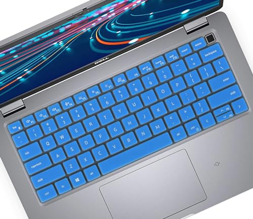 Keyboard Cover for Dell Latitude 7410 7420 7430 7440 5440 5420 5430 5431 14" Notebook, Dell Latitude 7520 15.6 inch/Dell Latitude 9420 9430 9510 9520, Dell Latitude 14" 15.6" Skin-Blue - color: Blue