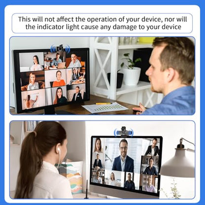 2Pcs Universal Webcam Privacy Cover Desktop Computer Camera Cover | Webcam Cover for Laptop Lens Shutter Cap Hood Plastic Streaming Web Camera Covers Clip for Laptop, Computer Black