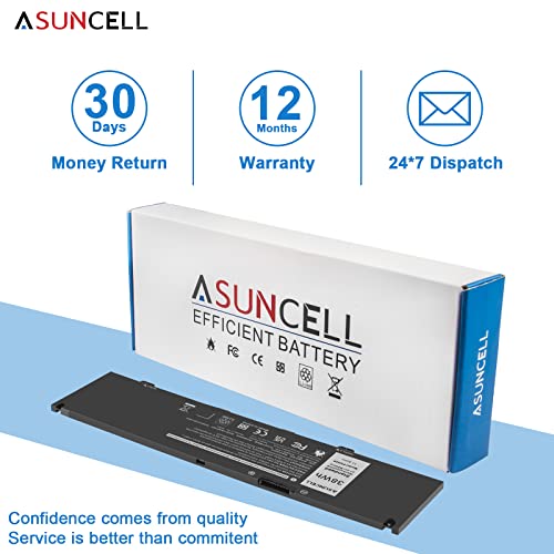 ASUNCELL 38Wh F62G0 Battery for Dell Inspiron 13 7000 7373 7386 2 in 1 Series Vostro 13 5000 5370 13-5370 P83G P87G P91G Series F62GO 39DY5 RPJC3 - color: F62G0