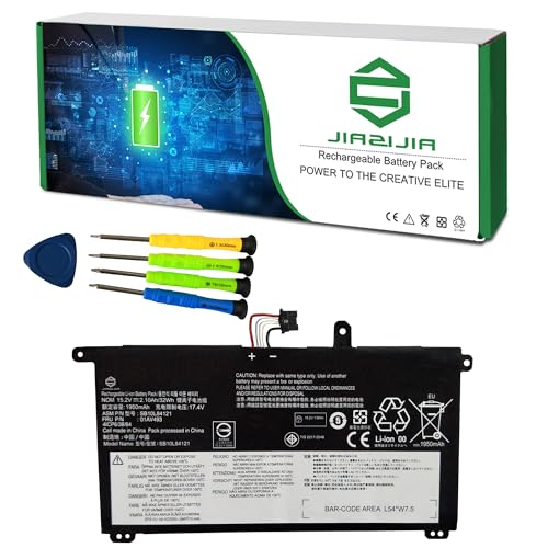 01AV493 SB10L84121 Laptop Battery Replacement for Lenovo ThinkPad T570 T580 P51s P52s Series Notebook 00UR891 SB10L84122 00UR892 SB10L84123 00UR890 15.2V 32Wh 2100mAh - size: 10.2*5.9*1.2inch 01AV493