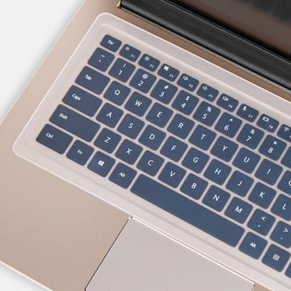 Universal Keyboard Cover for 13.3" 14" inch Laptop Notebook Ultra Thin Silicone Waterproof Dustproof Keyboard Protector Skin, Clear (Size:12.2" x 5.07")