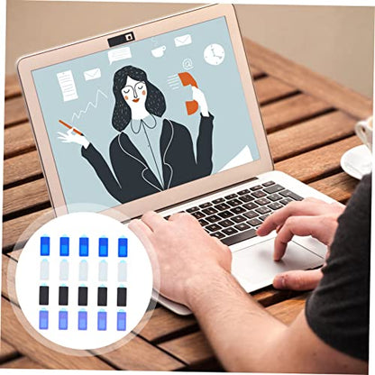 OSALADI 40pcs Webcam Covers Decorative Privacy Patches for Laptop and Mobile Devices Ultra-Thin Sliding Design and Device Functionality and Durability