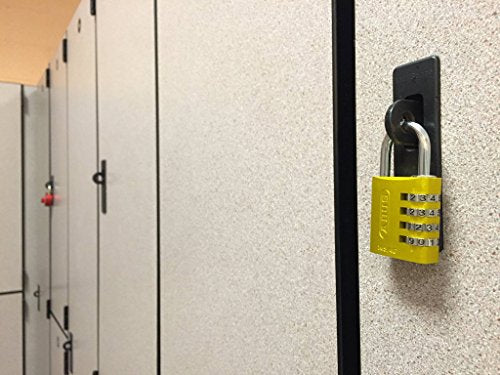 ABUS 145/40 Non-TSA Combination Padlock for Hard Cases, Luggage | Resettable, Black - color: Black, size: 40 mm