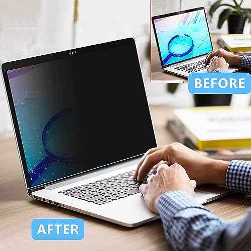 ZOEGAA Privacy Screen Protector for MacBook Pro 15 Inch (2016-2019). | 1 Install Ways; Camera Cover; Anti Bule Light/Glare; Compatible With MacBook Pro 15 Inch (2016-2019). - size: MacBook Pro 15 inch (2016-2019)