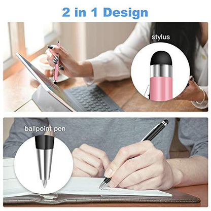 Stylus Pens for Touch Screens, StylusHome 10 Pack Universal 2 in 1 Capacitive Stylus Pen for iPad iPhone Tablets Samsung Galaxy All Universal Touch Screen Devices
