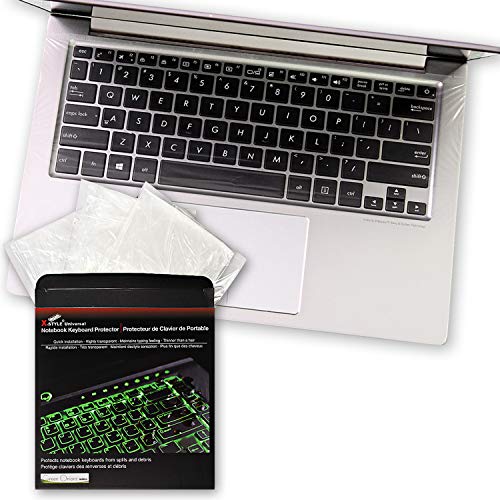 Universal Keyboard Cap [3-Pack] – Ultra Thin Keyboard Cover for Laptop Keyboards, Fits Most 13–17" Models – by Green Onions Supply (Small - 13 to 14 inch) - size: Small - 13 to 14 inch