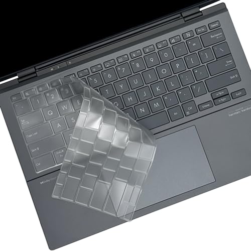 Ultra Thin Keyboard Cover for 2025 2024 ASUS ZenBook 14/ZenBook 14X UX3404 UX3405, ZenBook 14 Q425 Q415 Q410VA Q420 Q420VA, ZenBook Flip 14 OLED UP3404, ZenBook Pro UX6404 14 inch Laptop US Layout