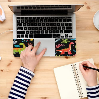 Universal Laptop Skin, DIY Cut-to-Fit Vinyl Cover Compatible with HP, Dell, Lenovo, Mac (13.3" to 15.6"), Anti-Scratch, No Residue & Bubble-Free Protective Decal Sticker, Cute Dinosaur Pattern - color: Cute Dinosaur Pattern
