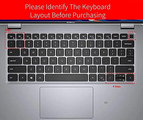 Keyboard Cover Skin for Dell Latitude 3440 5440 5430 5431 5420 14", 14" 7440 7430 7420 7410, Dell Latitude 14" 9420 9430, 15.6" 9520 9510 7520 Keyboard Protector, Hot Pink - color: Hot Pink