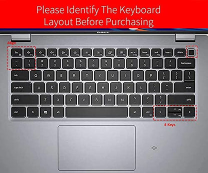 Keyboard Cover Skin for Dell Latitude 3440 5440 5430 5431 5420 14", 14" 7440 7430 7420 7410, Dell Latitude 14" 9420 9430, 15.6" 9520 9510 7520 Keyboard Protector, Hot Pink - color: Hot Pink