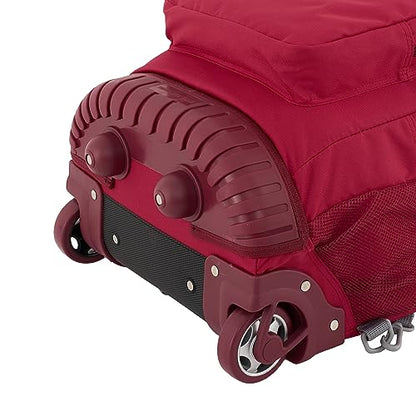 Travelers Club 20" Rolling Backpack with Laptop Compartment, Red - color: Red, size: 20 Inch