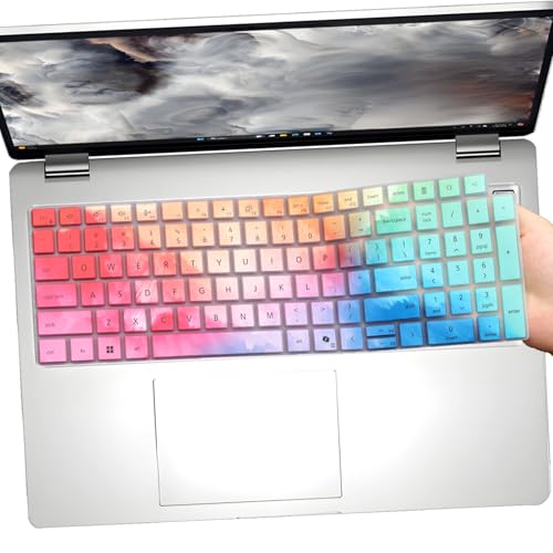 Keyboard Cover for 16" Dell Pro 16/Pro 16 Plus/Pro Max 16 PB16250 PB16255 PC16250 PC16255 MC16250 MC16255, Dell Pro Max 18 Plus MB1825 2026-2024 18'' Laptop (NOT FIT Pro 16 Premium DA16250) - color: Colorful
