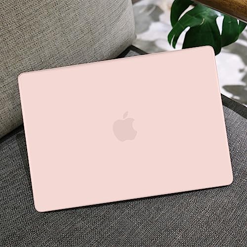 MEEgoodo for M5 MacBook Pro 16 inch Case 2026 2024 2023 2021 (Fit Model A3429/A3428/A3403/A3186/A2991/A2780/A2485) M5 M4 M3 M2 M1 Pro/Max, Laptop Case with Keyboard & Webcam Cover, Pink - color: Pink