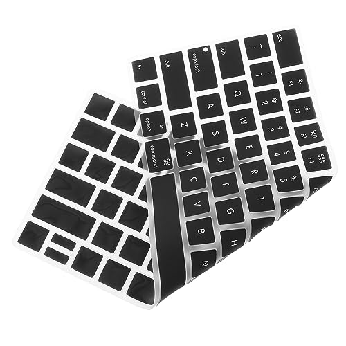 OSALADI TPU Wireless Keyboard Skin for Ultra-Thin Keyboard Cover Easy to Apply and Remove Protection - color: Black
