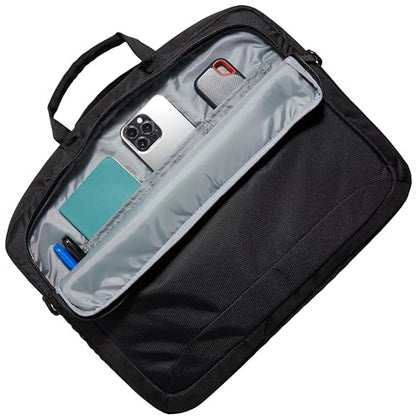Amazon Basics Laptop Carrying Case with Shoulder Strap, 17.3 in, Black, Travel Business Briefcase, 10-Pack - size: 17.3 Inch, style: 10-pack