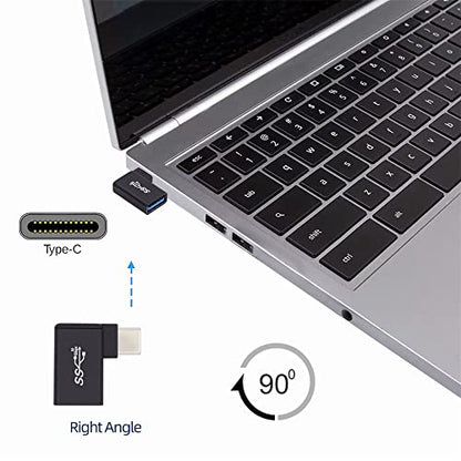USB-C Type-C to USB 3.0 Female OTG Adapter Right Angled 90 Degree for Laptop Cell Phone - style: Right Angled
