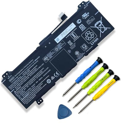 GH02XL HP Laptop Battery Replacement for HP Chromebook 11A G8 11 G8 14 G6 Chromebook X360 11 G3 NA0010nr NA0010DS NA0010CASeries GHO2XL L75783-005 HSTNN-DB9M L75253-271 L75253-2C1 7.7V 47.3Wh 6000mAh - size: 9.45*3.78*0.22 inch GH02XL
