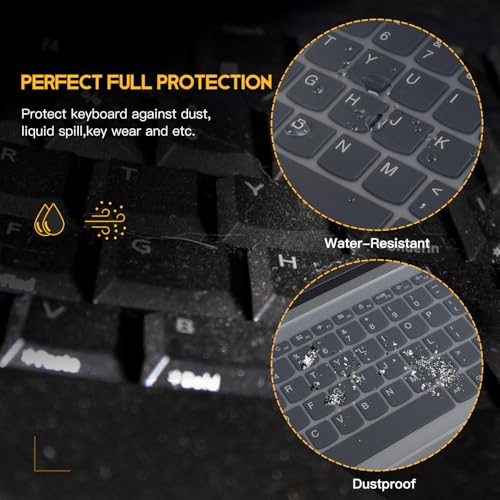 15.6 16 inch Laptop Keyboard Cover Protector Universal for 15.6" 16" Laptop Notebook Keyboard, Ultra Thin Waterproof Dustproof Silicone Keyboard Skin - size: 15.6-16 inch