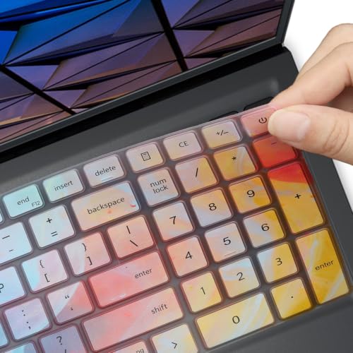 Colorful Keyboard Cover for Dell Inspiron 15 3535 3530 3510 3511 3515 3525 5510 5515 5518, Dell Vostro 15 3515 3520 3530 3510 5510, 15.6 Dell Latitude 3520, 2024 2023 2022 Inspiron 15 3000 5000 Series - color: Colorful