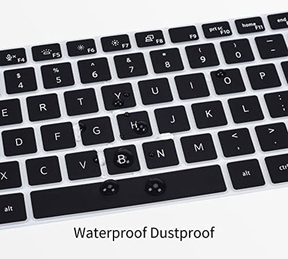 Keyboard Cover for Dell Latitude 3550 3540 5550 5540 5530 5531 5520 5521 15.6", Dell Precision 3590 3591 3580 3581 3570 3571 3560 3561 15.6 inch 2025 2024 2023 2022 Laptop Protector, Black - color: Black