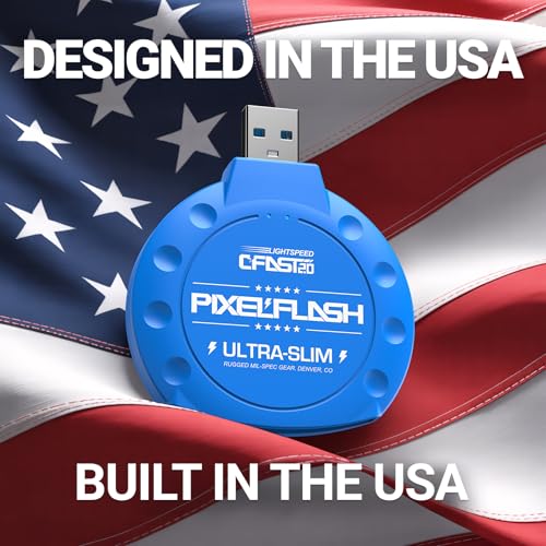 CFast 2.0 Card Reader (Blue) - Memory Card Adapter with USB 3.0, 500Mb/s File Transfer, Ultra-Slim & Anti-Slip Rubber Shell, Compatible with Most Brands & OS - color: Blue, style: CFast Classic