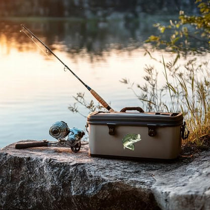 Small Fishing Bass Fish Sticker Decal Fishing Bumper Sticker Fish Auto Decal Car Truck Boat RV Real Life Pole Tackle Box Fisherman (3 Inch) - size: 3 Inch