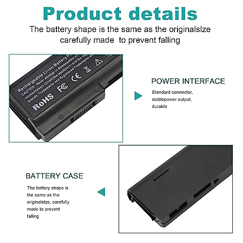 Futurebatt Laptop Notebook Battery for HP ProBook 640 645 650 655 G0 G1 Series, P/N: CA06 CA06XL HSTNN-DB4Y HSTNN-LB4Z HSTNN-LB4X HSTNN-LB4Y HSTNN-LP4Z - size: CA06 8.86*3.15*1.38 in
