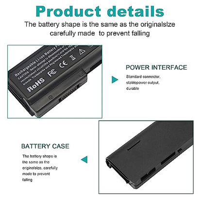 Futurebatt Laptop Notebook Battery for HP ProBook 640 645 650 655 G0 G1 Series, P/N: CA06 CA06XL HSTNN-DB4Y HSTNN-LB4Z HSTNN-LB4X HSTNN-LB4Y HSTNN-LP4Z - size: CA06 8.86*3.15*1.38 in