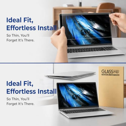2-Pack 14" -16:10 (1920*1200) Tempered Glass Screen Protector for Lenovo Hp Dell Asus Acer Samsung etc 14-lnch 16:10 Aspect Ratio Laptops, Ultra Clear 9H Hardness-(Not Suitable for 16:9 Laptops) - size: 14"Glass-16:10