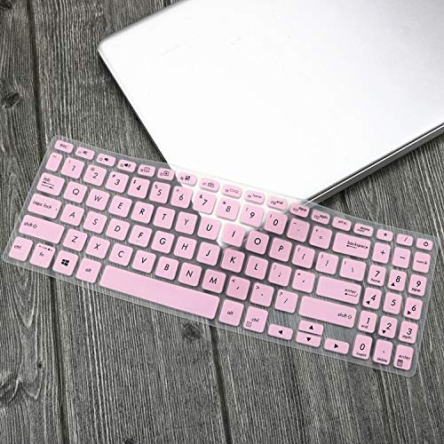 15.6 Inch Keyboard Cover Skin Compatible for Asus VivoBook 15 X512FL X512UF X512UA X512FA X512da X512UB F512 F512U F512DA X512 Y5000U,Black - color: Black