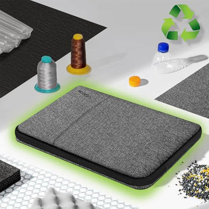 Hseok Laptop Case 13.3 14 inch Sleeve with Additional Case Compatible with MacBook Pro/Neo 14 inch M5/M4/M3/M2/M1 All Model of 13.3 Inch Mac Air/Pro, XPS 13 14 and More 13.3"-14" Notebooks,Gy-Black - color: Dark Gray-black