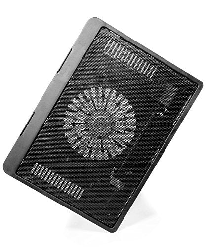 Alltravel Laptop Cooling Pad for Ultra Slimp Notebook and Universal Laptop 14", 13“ and Smaller, Metal mesh with Super Fan, with Quiet and Light Weight Feature