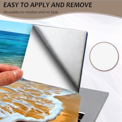 Laptop Skin 12.1-15.6 inch Removable Universal Reusable Laptop Sticker Decal,Waterproof No Residue Vinyl Cover,Scratch-Resistant Cuttable Full Wrap Sticker for Notebook, Summer Beach - color: Summer Beach
