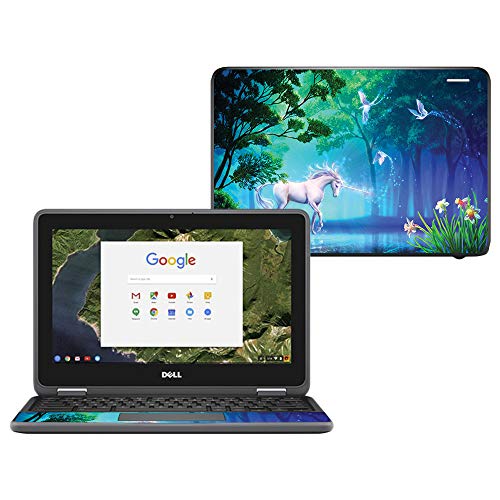 Mightyskins Skin Compatible with Dell Chromebook 11" 3180 - Unicorn Fantasy | Protective, Durable, and Unique Vinyl Decal Wrap Cover | Easy to Apply, Remove, and Change Styles | Made in The USA - color: Unicorn Fantasy