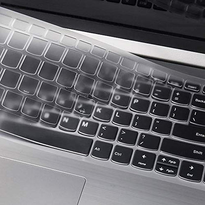 YYubao Keyboard Skin Compatible with 2018 Flagship Lenovo ideapad 320 330 330s 15.6 inch & ideapad 520 15.6 inch Laptop & Compatible with Lenovo ideaPad 320 330 17.3 inch Laptop - Clear - color: Compatible with Ideapad 320 330 15.6