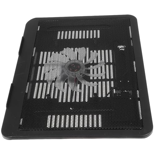 PRETYZOOM Silent Laptop Cooling Pad with Anti-Slip Holder USB Powered Cooling Fan Cooler Stand for Gaming and Office Use Compatible with Notebooks