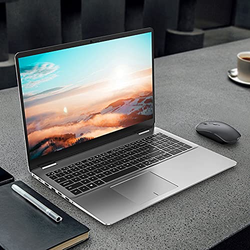 JOYACCESS Wireless Mouse for Laptop, J 2.4G Slim Portable Wireless Silent Mouse, 5 Adjustable DPI, Computer Mouse Wireless with USB Receiver for Desktop,PC,Notebook,MacBook,Chromebook (Black) - color: Black