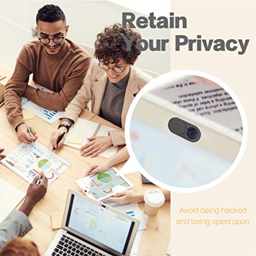 imluckies 6 Pack Webcam Cover Slide, 0.023 inch Ultra-Thin Metal Camera Cover for Laptop, MacBook Pro, MacBook Air, iPad Pro, iMac, Computer, PC, Privacy Covers - color: 6 Pcs Black