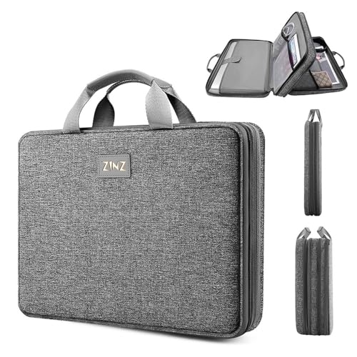 ZINZ Expandable Laptop Case 15.6 Inch Sleeve, Protective Carrying Case Compatible with MacBook Neo 16", MacBook Pro 16"/15.4", Dell XPS 16" and Most 15" 15.6" 16" Notebook，G01DG01 - color: G01dg01, size: 15-16"