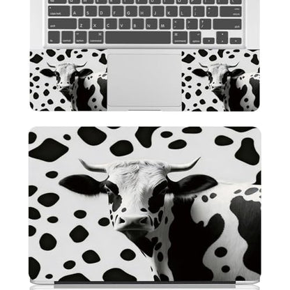 Universal Laptop Skin Sticker Decal for 11.6”12" 13" 13.3" 14" 15" 15.4" 15.6" Reusable Waterproof Scratch-Scratch Resistant Protective Vinyl Laptop Notebook Skin Stickers - Cute Cow - color: Cute Cow