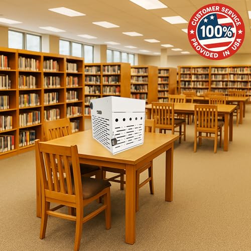 8-Device Tablet & Laptop Charging Cabinet, Lockable Steel Charging Station for Chromebooks, iPads & Devices Up to 14", Fully Assembled Storage Cabinet for Classroom, Office & Library, White - color: White with 8-Device Charging Cabinet