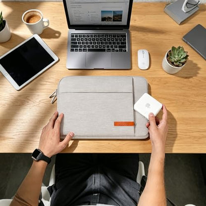 Lacdo Laptop Sleeve Case for 13 inch Microsoft New Surface Pro 11th Copilot+PC, Surface Pro 10/9/8/X/7/6/5, 12.4 inch Microsoft Surface Laptop Go 3/2/1 Shockproof Water-Resistant Computer Bag, Gray - color: Gray, size: New 13 inch Surface Pro
