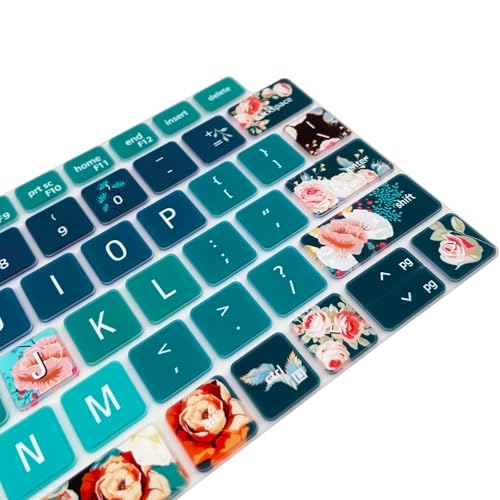 Silicone Keyboard Cover Skin for Dell Latitude 3000 3340 13.3"(2023)/ 5320 5330 5340 5350 13.3"/ 7320 7330 7340 7350 (Rose) - color: Rose
