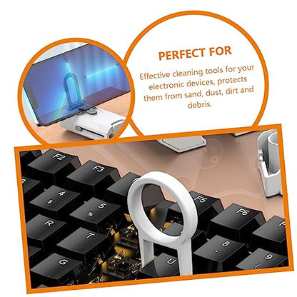 LIOOBO 1Set Electronics Cleaning Multi Functional Keyboard Screen Brush for Headphones Laptops and Tablets Portable Safe Materials Dust and Removal
